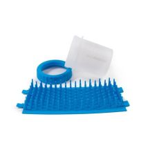 Dexas – MudBuster Petite Pro Blue – Silicone Bristles – Dog Paw Cleaner