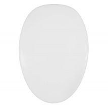 Asiento de inodoro Metaphore 1 – Resina de poliéster – 49cm x 36cm – Compatible con inodoros ALLIA