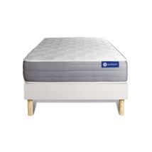 Kit Rete E Materasso Matrimoniale Actilatex Dream 90x200cm - Spessore : 22cm - Lattice E Memory Foam - Moderatamente Rigido