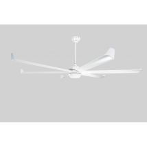 Klassfan - Bigcooleco Super Déstratificateur Et Ventilateur De Plafond Aluminium Blanc Très Grand Taille Moderne Dc 236 Cm