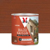 Tinte Para Madera V33 High Season, Acabado Caoba Satinado, 8 Años De Duración, 0,75 L V33