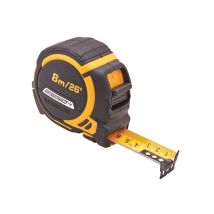 Komelon Contractors Tape Measure 8m 26ft Metric Imperial With Belt Clip