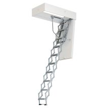 Dolle Bodentreppe Clickfix Vario 110x60cm Aluminium-scherentreppe 347–386cm Raumhöhe Mit U-wert 0,49