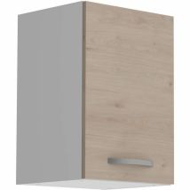 Miroytengo - Modulo Cucina Superiore Stretto Eko Jackson Oak E Bianco 40x35 Cm