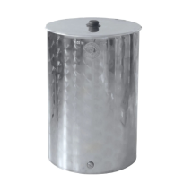 Baril Re'servoir En Acier Inoxydable Pour Huile De Vin Alimentaire 75cm 500 Lt Fabrique' En Italie Sans Robinet Ni Bouchon - Maffei
