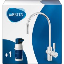 Brita – mypure P1 Untertisch-Wasserfilter – Filterkartusche P 1000 – Lebensdauer bis zu 12 Monate – Wandmontage möglich