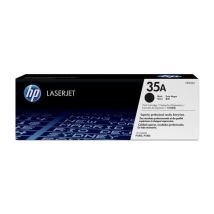 Tóner Original HP no35A – Cartucho de impresión negro para impresoras HP LaserJet P1005 y P1006 – Tóner monocromo esférico