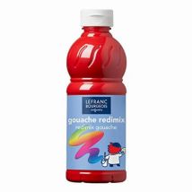 Lefranc Bourgeois 188005 - Guazzo, Rosso (carminio), 500 Ml, 1 Pezzo