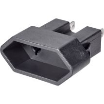 Weltron Eurokupplung Kunststoff 250 V Schwarz – Ideal für Lichtorgeln, Lauflichtgeräte – 2050000245626