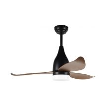Sconosciuta Garigliano Vspl1120 Ventilatore Da Soffitto Diametro 112 Cm Con Luce Led E Controllo Vocale - Marrone / Nero