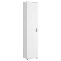 Mobimarket - Dekit - Armario Multiusos De 1 Puerta Color Blanco - 190x39x35 Cm - Modelo Fit