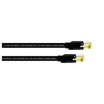 Cordial 15539 Rj45 Patchkabel Cat 5e S/utp 10.00 M Schwarz Pur-mantel 1 St.