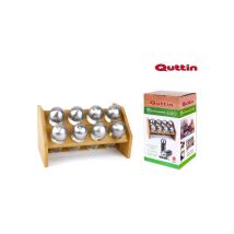 Set 8 Especieros Soporte Bambu Quttin
