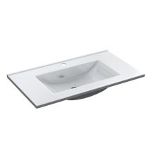 Arkitmobel - Lavamanos Para Baño Pmma Estilo Rectangular 81x13x46 Cm