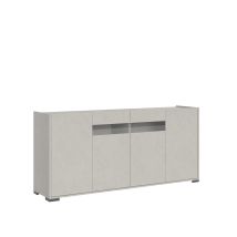 Buffet 4 Portes 174 X 40 X 81 Cm Cachemire Reflet