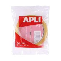 Klebeband 12mm x 66m transparente Rolle - Apli