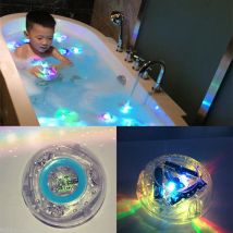 Cozevdnt - 2pcs Children's Toys, Waterproof, Colorful, Bathroom Toys, Led Lights, For Kids Bathroom Parties