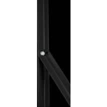 Graue Strebe – Kunststoffbeschichteter Stahl – Höhe 150 cm – Breite 2,5 cm – Tiefe 2,5 cm – Farbe Grau