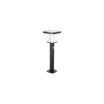 Borne Solaire Carrée Noire 600 Lm Éclairage Autonome Puissant 600 Lumens - Prestations Desamais