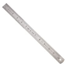Rabone - Stanley 64r 2 Sided Rustless Rule 300mm 12in Sta035401 0-35-401 Metric Imperial