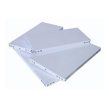 Bicasa Panel Estanteria 100x30 Blanco , Panel De Estantería De 100x30cmsistema De Enganche Ranurado Con Tornillos Y Ángulos( No Incluidos)para Cargas 