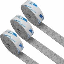 Way - Self-adhesive Furniture Felt, Adhesive Felt, 5 Rolls (100 X 2 Cm), Free Cutting Of Any Size And Shape, Non-slip Felt Pad For Table Leg 