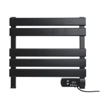 Scaldasalviette Elettrico Compatto Nero 100w Purline Ntw-08