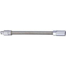 Rallonge flexible 1/4" – Acier chrome-vanadium – Adaptée aux cliquets Kramp – Vernis pour meuble et objet