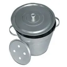 Olla Con Tapa, Cacerola, Galvanizada, 32 L