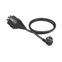 NRGKICK – 20001005 – Attacco Spina Tipo EF Schuko 13A – Nero – Corrente massima 13A, Angolo del connettore 90°
