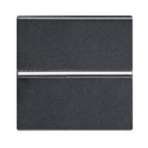 Interruttore largo antracite – Niessen – 21 mm – Plastica riciclabile