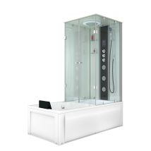 Acquavapore - Whirlpool Wanne Duschtempel Dusche Duschkabine K05-l03-wp-ec 180x90 Cm Mit 2k Scheiben Versiegelung