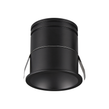 Spot Led Encastrable D50 9w Irc90 Ip54 Noir Sablé Hors Transfo Zambelis S351 - 60 Deg - Blanc Chaud - 3000k