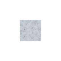 Nappe Ronde Manhattan Palmas Gris Nappe Ronde Imperméable Gris 150cm - D-c-table