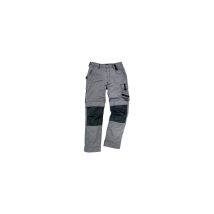 Excess Professional Workwear - Pantaloni Campo, Taglia 56, Grigio / Nero
