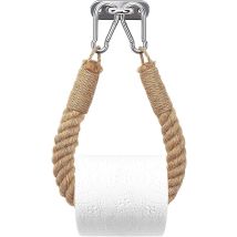 Porte-papier Toilette, Porte-serviette En Corde De Chanvre Pour Salle De Bain Et Cuisine Porte-papier Salle De Bain Support De Rouleau De Serviette 