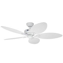 Hunter – Bayview White Ceiling Fan – 54" Diameter – 3 Speeds – 220-240V – Quiet Operation – Ideal for Living Spaces