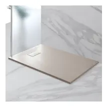 Eurobrico - Piatto Doccia 120x80cm In Resina E Fibre Di Vetro Feridras - Tortora