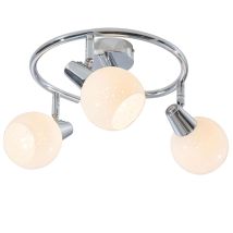 Plafoniera Led Soggiorno Roundel Faretti In Vetro Stelle Effetto Cielo Luce Nino Luci 81139306