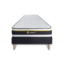 Kit Rete E Materasso Matrimoniale Soft 90x190cm - Spessore : 19cm - Foam Hd Con Struttura Microalveolare - Molto Rigido