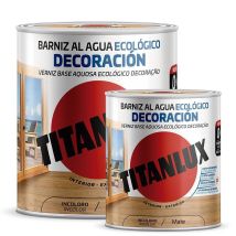 Titan - Kologischer Farbloser Matter Dekorationslack Auf Wasserbasis 250ml Lux M22100014