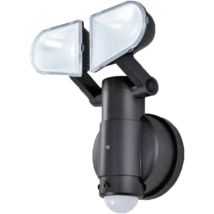 Schwaiger Led220 011 Lampada Di Sicurezza Led Nera Da Esterno
