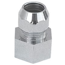 Raccordo Mf Con Dado Conico Cromato- 1/2 X 3/8 Diam. 12- Alber- Pezzi 1