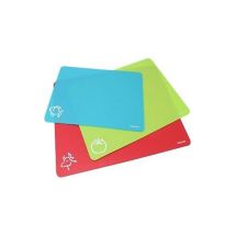 Taglieri Assortiti in Plastica – Confezione di 3 – 38x29cm, 34x25cm, 30x21cm – Pedrini
