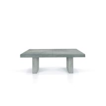 Fashion Commerce - Konte.design Tavolo Jesolo In Legno, Finitura Cemento Beton, 160x90 Cm - 410x90 Cm 18 Posti