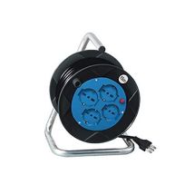 Propart Carrete De Cable Eléctrico Negro 15 Metros