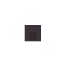 Niko – RJ45 Socket Cover – Dark Brown – 45x45 mm