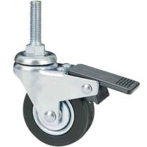 Rueda De Acondicionamiento Art. 160bisb Marfil C/ Freno 50 Mm - Rosca M8