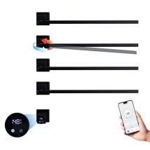 Esip - Radiador Toallero Eléctrico 75w Bajo Consumo Toallero Eléctrico, Inteligente Wifi De Temperatura Constante Toallero Calentado Para Baño, 