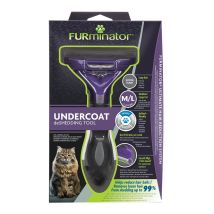 Furminator - Undercoat Deshedding Tool For Medium/large Long Hair Cat - 261458